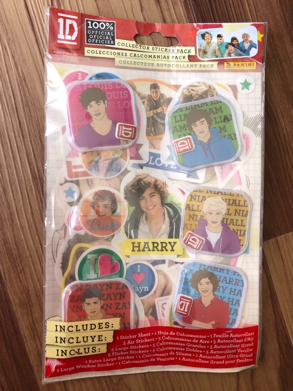 One Direction Stickers 2012 New